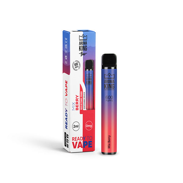 0mg Aroma King Bar 600 Disposable Vape Device 600 Puffs - Vape Center