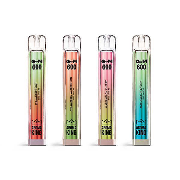 0mg Aroma King GEM 600 Disposable Vape Device 600 Puffs - Vape Center