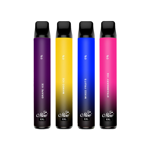 0mg Miso XXL Disposable Vape Device 2200 Puffs - Vape Center