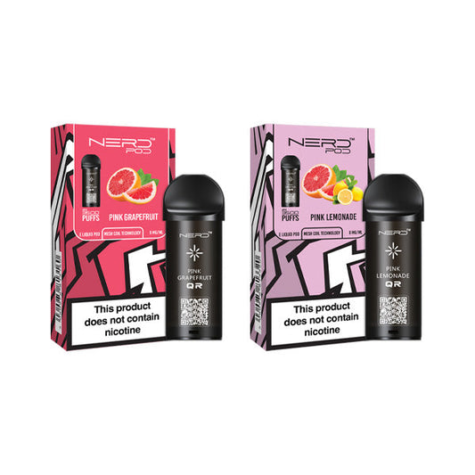 0mg Nerd Pod Replacement Pod 3500 Puffs - Vape Center