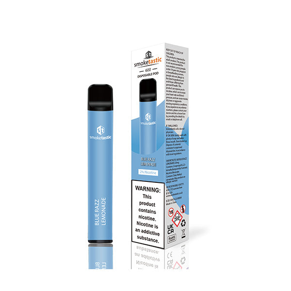 0mg Smoketastic ST600 Bar Disposable Vape Device 600 Puffs - Vape Center