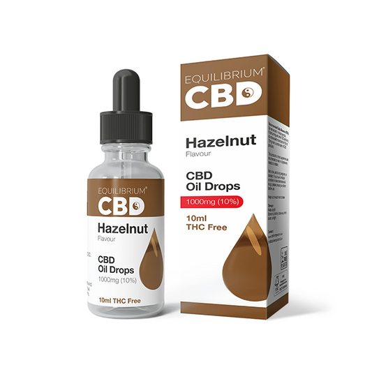 1000mg Equilibrium CBD Oil 10ml - Hazelnut Flavour - Vape Center