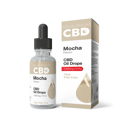 1000mg Equilibrium CBD Oil 10ml - Mocha Flavour - Vape Center