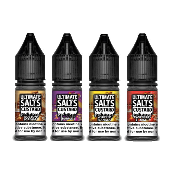 10MG Ultimate Puff Salts Custard 10ML Flavoured Nic Salts - Vape Center