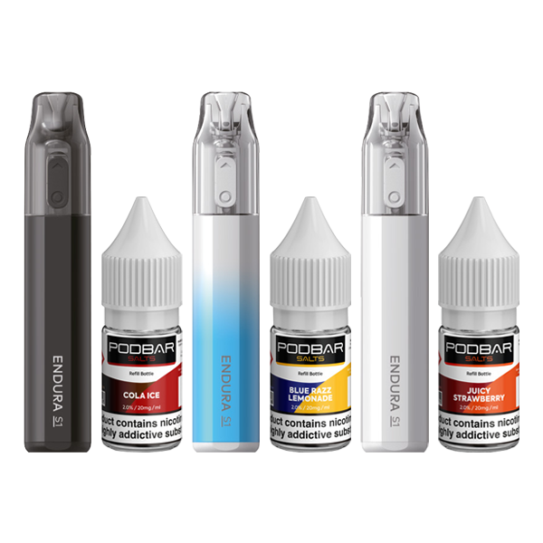 10mg Podbar Salts by Kingston x Innokin Endura S1 Disposable Vape Kit 3500 Puffs - Vape Center