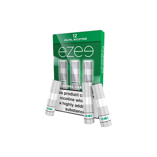 12mg Ezee E-cigarette Cartridges Menthol 1050 Puffs - Vape Center