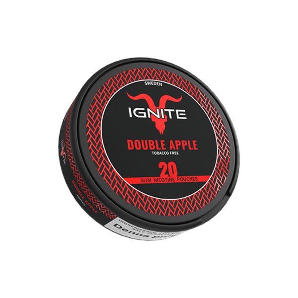 12mg Ignite Double Apple Slim Nicotine Pouch - 20 Pouches - Vape Center