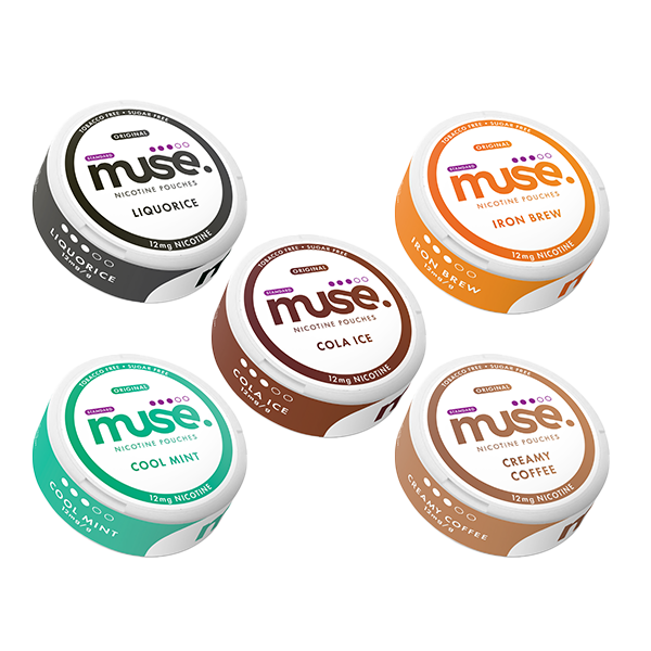 12mg Muse Original Nicotine Pouches - 20 Pouches - Vape Center