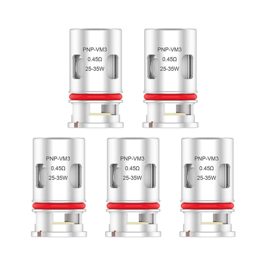 Voopoo PnP-VM3 0.45ohm Mesh Coils (5 Pack)