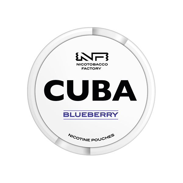 16mg CUBA White Nicotine Pouches - 25 Pouches - Vape Center