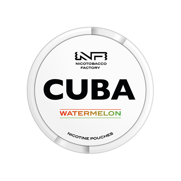 16mg CUBA White Nicotine Pouches - 25 Pouches - Vape Center