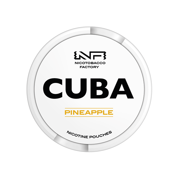 16mg CUBA White Nicotine Pouches - 25 Pouches - Vape Center