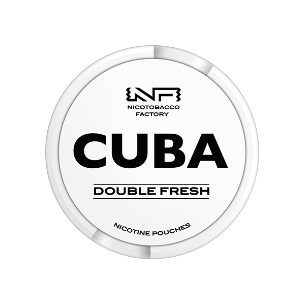 16mg CUBA White Nicotine Pouches - 25 Pouches - Vape Center