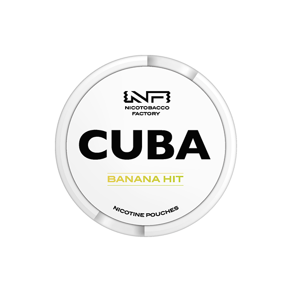 16mg CUBA White Nicotine Pouches - 25 Pouches - Vape Center