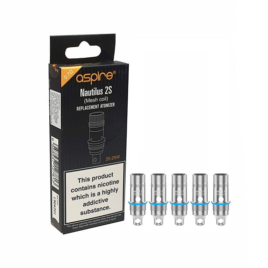 Aspire Nautilus 2S 0.7ohm MESH Coils (5 Pack)