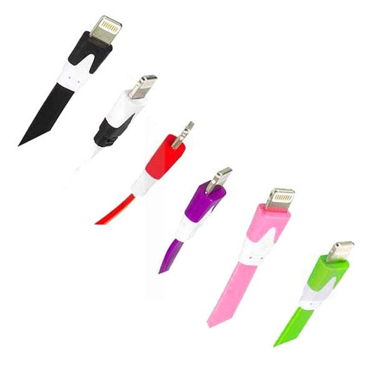 1m Flat iPhone Sync Data Charging Cable - Vape Center