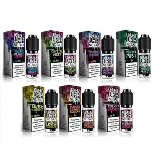 20MG Double Drip 10ML Flavoured Nic Salts E Liquid - Vape Center