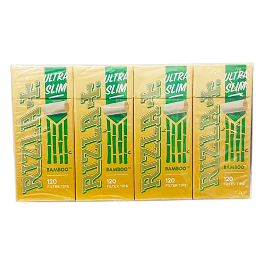 20 Pack Rizla Bamboo Ultra Slim Filter Tips - Vape Center