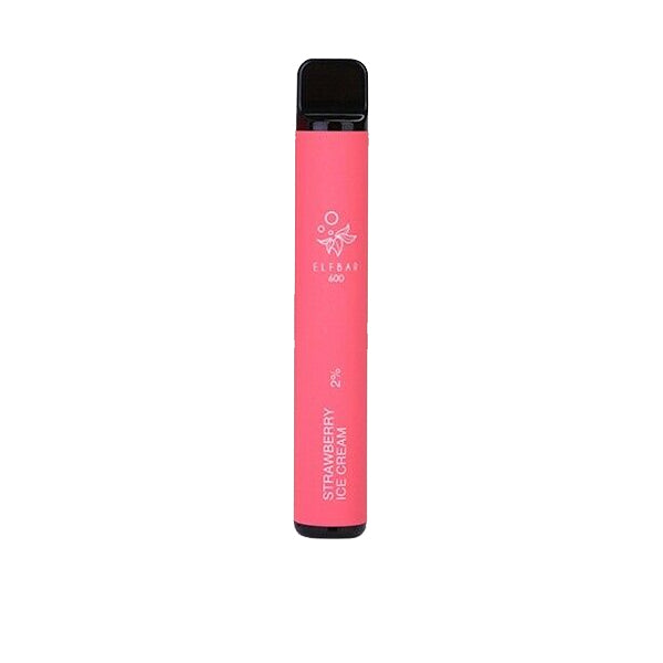 20mg ELF Bar Disposable Vape Pod 600 Puffs - Vape Center