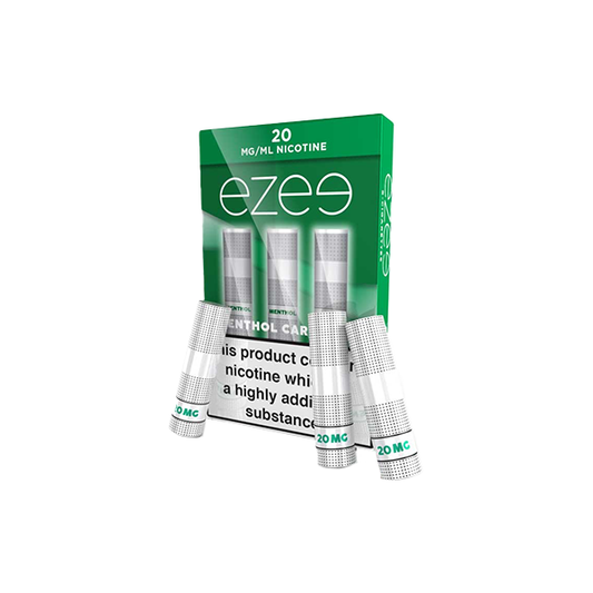 20mg Ezee E-cigarette Cartridges Menthol 1050 Puffs - Vape Center