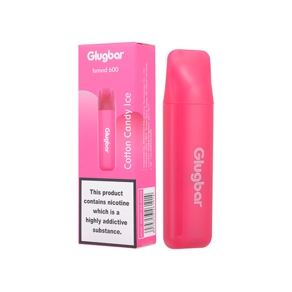 20mg Glugbar Ismod600 Disposable Vape Device 600 Puffs - Vape Center