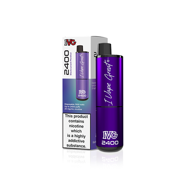 20mg I VG 2400 Disposable Vapes 2400 Puffs - Vape Center