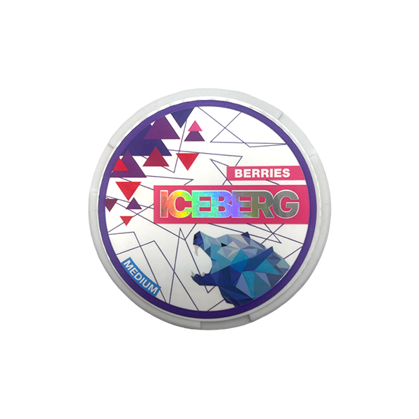 20mg Iceberg Berries Nicotine Pouches - 20 Pouches - Vape Center