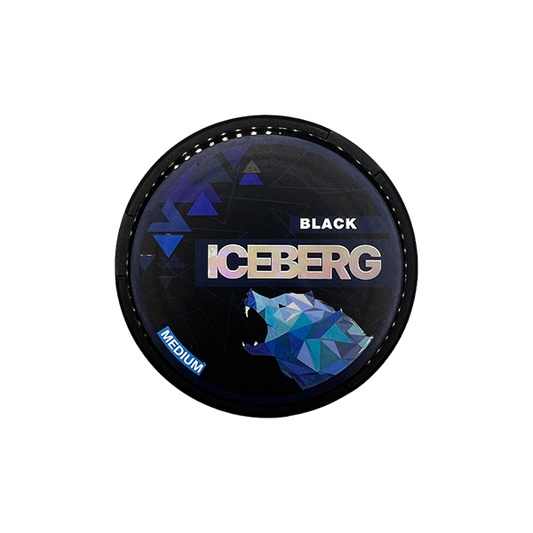 20mg Iceberg Black Nicotine Pouches - 20 Pouches - Vape Center