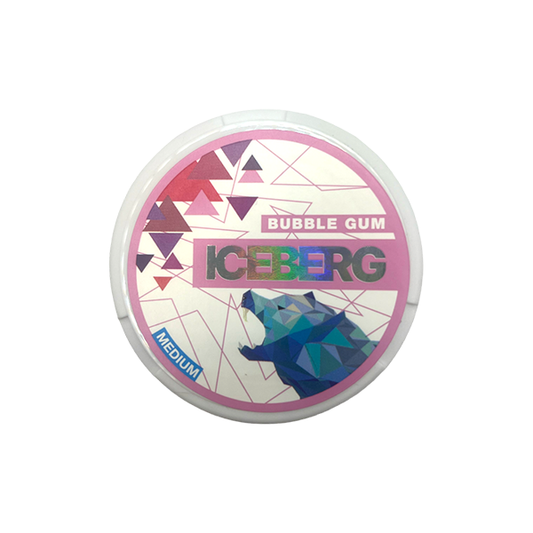 20mg Iceberg Bubblegum Nicotine Pouches - 20 Pouches - Vape Center