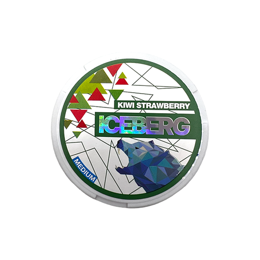 20mg Iceberg Kiwi Strawberry Nicotine Pouches - 20 Pouches - Vape Center