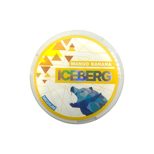 20mg Iceberg Mango Banana Nicotine Pouches - 20 Pouches - Vape Center