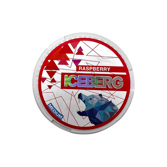 20mg Iceberg Raspberry Nicotine Pouches - 20 Pouches - Vape Center