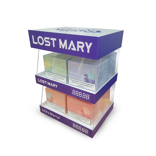 20mg Lost Mary Disposable 2 Tier Display Unit - Vape Center