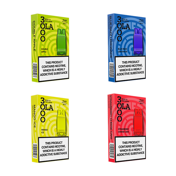 20mg SMPO Ola 3000 Prefilled Pods - 2ml - Vape Center