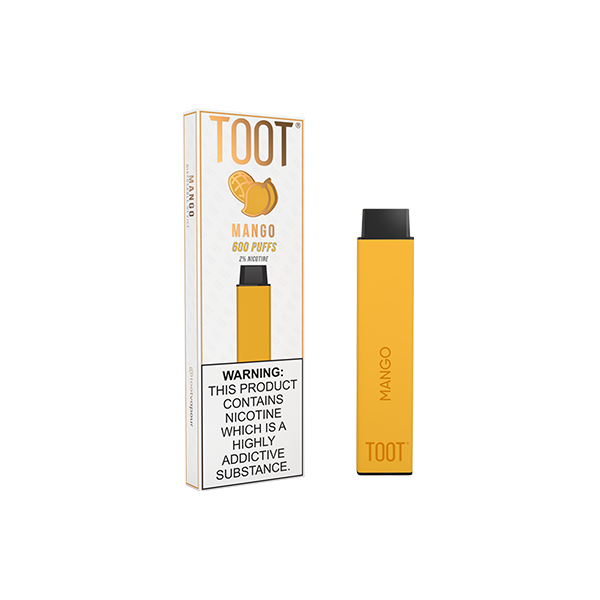 20mg TOOT Bar Disposable Vape Device 600 Puffs - Vape Center