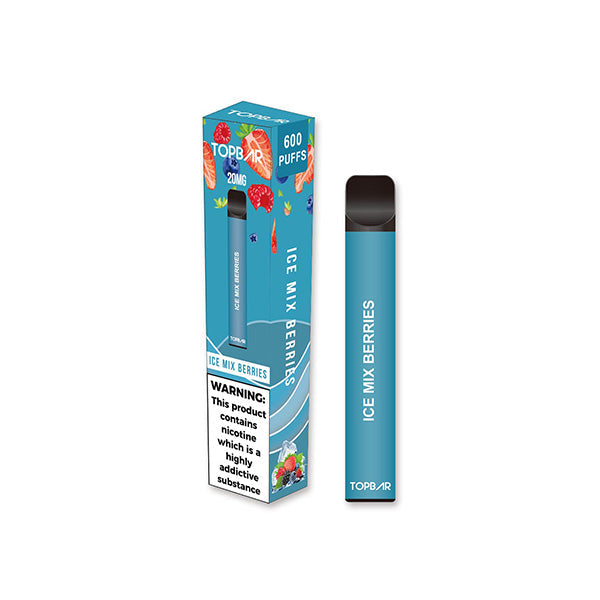 20mg Top Bar EE 600 Disposable Vape Device 600 Puffs - Vape Center