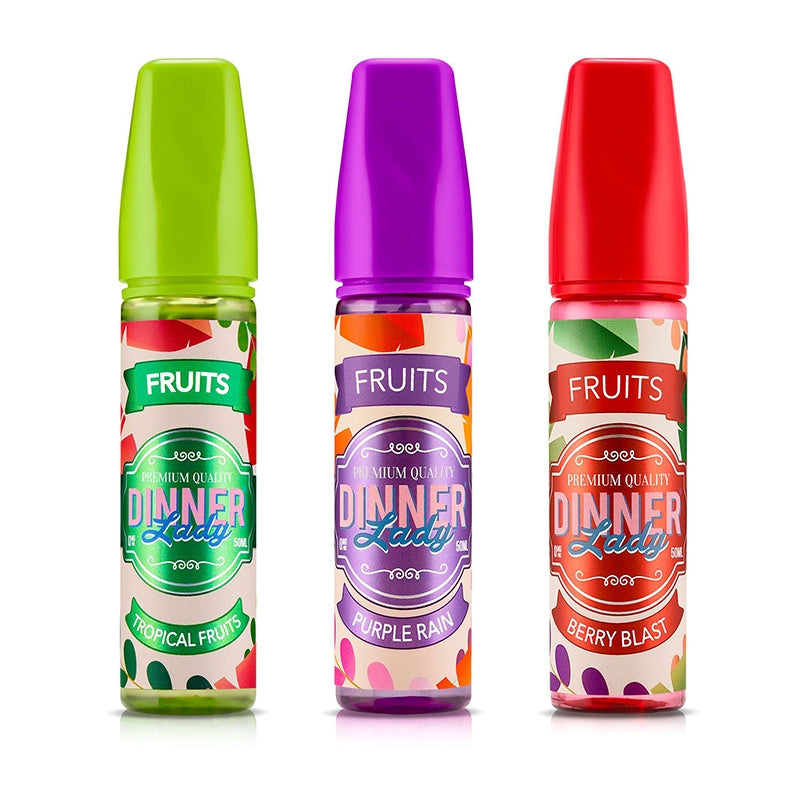 Dinner Lady Fruits Range 50ml Shortfill