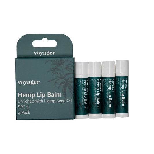 4x Voyager Hemp Lip Balm - 5g - Vape Center