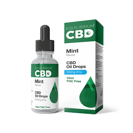 500mg Equilibrium CBD Oil 10ml - Mint Flavour - Vape Center