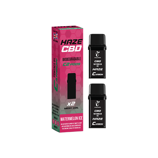 500mg Haze CBD C2 Pods - 800 puffs - Vape Center