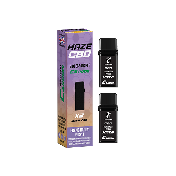 500mg Haze CBD C2 Pods - 800 puffs - Vape Center