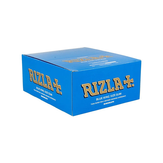 50 Blue King Size Slim Rizla Rolling Papers - Vape Center