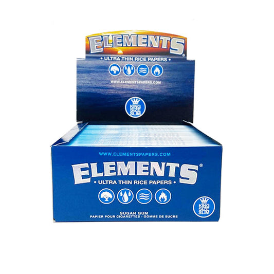 50 Elements King Size Slim Ultra Thin Papers - Vape Center