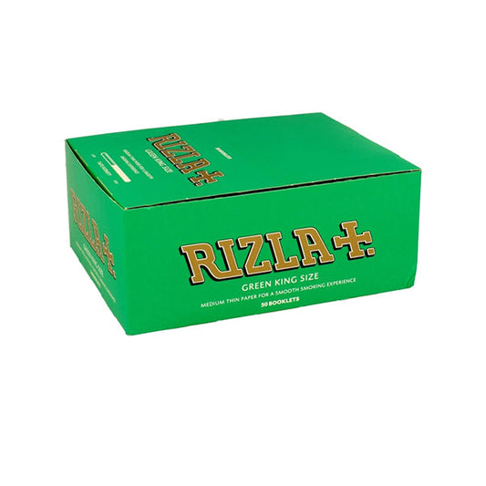 50 Green King Size Rizla Rolling Papers - Vape Center