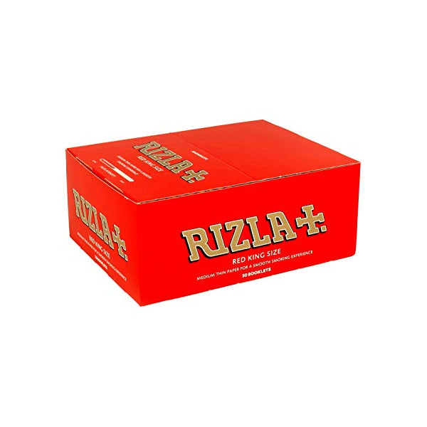 50 Red King Size Rizla Rolling Papers - Vape Center