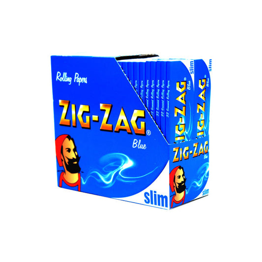 50 Zig-Zag Blue Slim King Size Rolling Papers - Vape Center