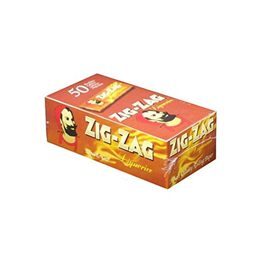 50 Zig-Zag Liquorice Regular Size Rolling Papers - Vape Center