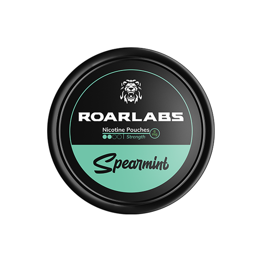 6mg Roar Labs Spearmint Nicotine Pouches - 20 Pouches - Vape Center