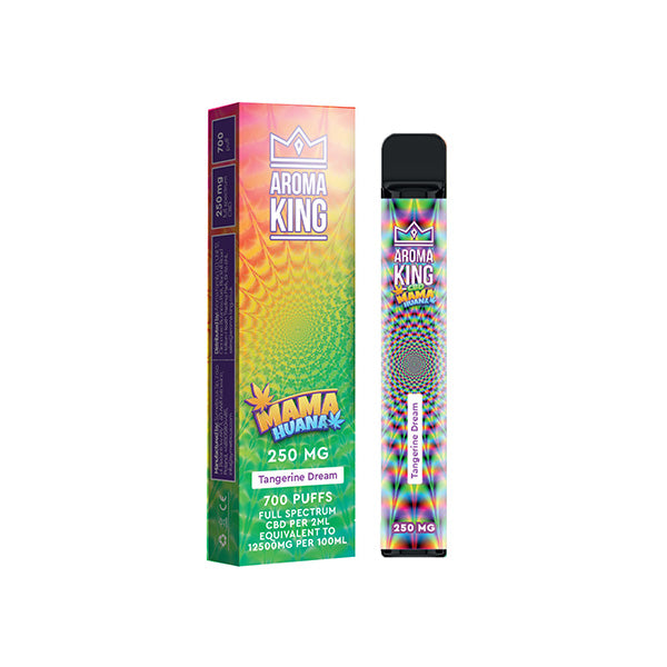 Aroma King Mama Huana 250mg CBD Disposable Vape Device 700 Puffs - Vape Center