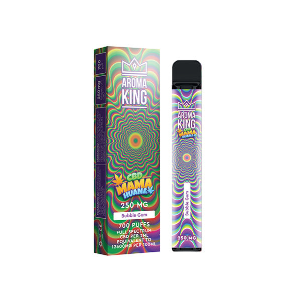 Aroma King Mama Huana 250mg CBD Disposable Vape Device 700 Puffs - Vape Center